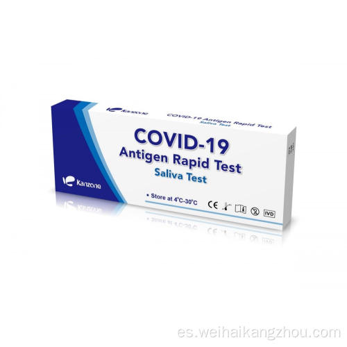 Uso individual nuevo kit de prueba rápida de antígeno coronavirus